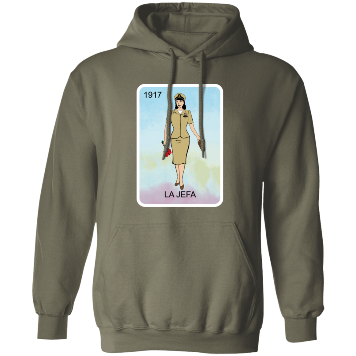 La Jefa Brown Shoe Pullover Hoodie