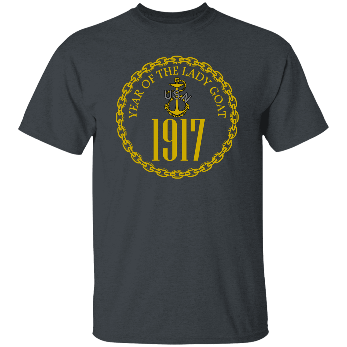Year of the Lady Goat Gold 5.3 oz. T-Shirt