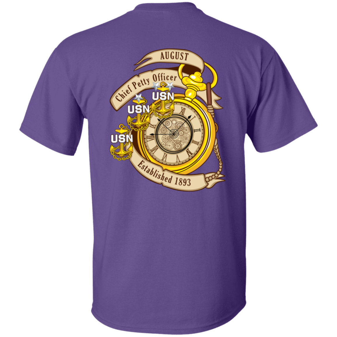August CPO Two Sides 5.3 oz. T-Shirt