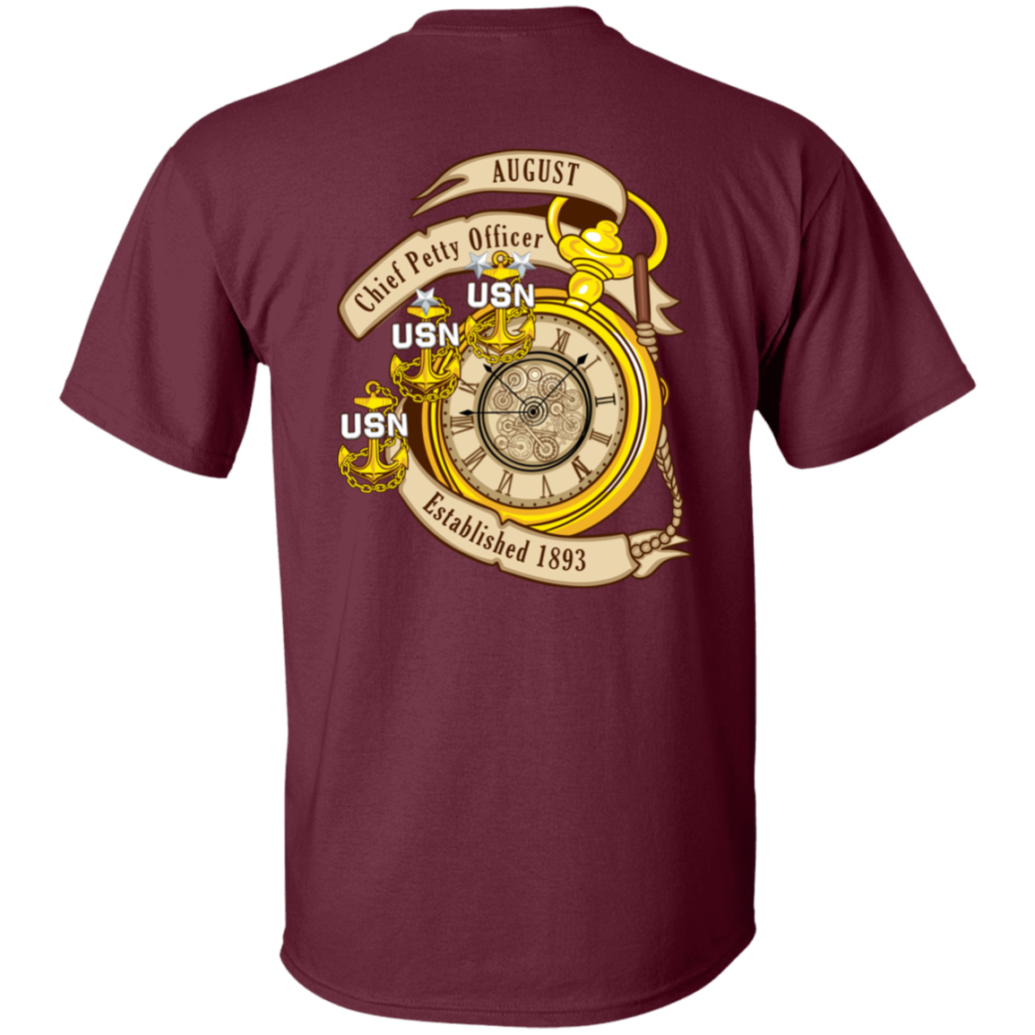 August CPO Two Sides 5.3 oz. T-Shirt