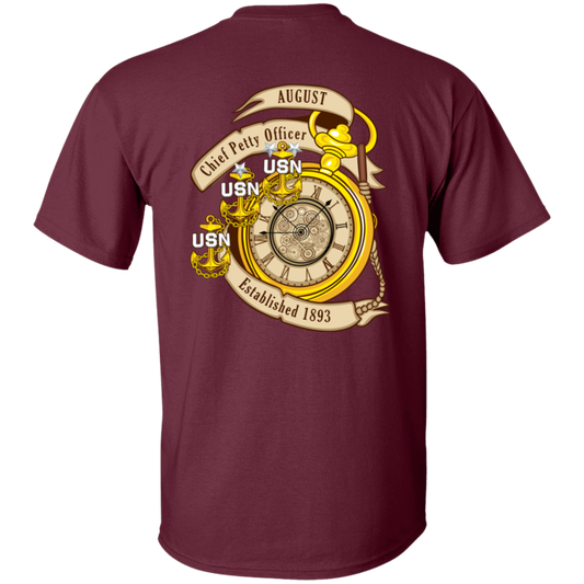 August CPO Two Sides 5.3 oz. T-Shirt