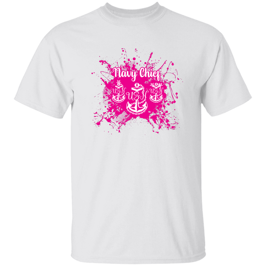 Navy Chief Pink Paint 5.3 oz. T-Shirt