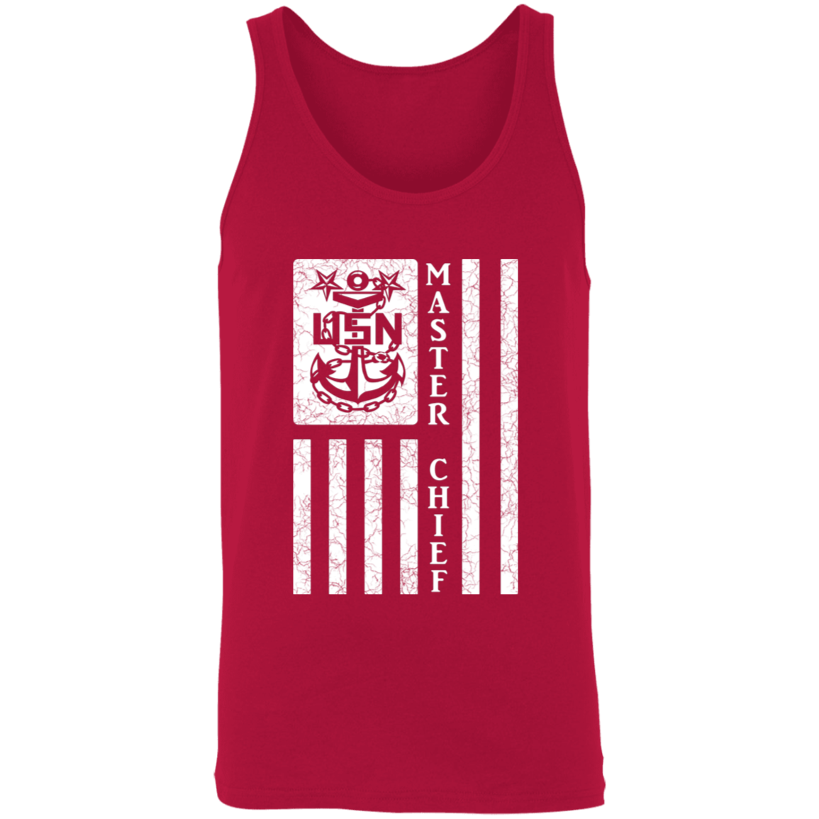 Master Chief Flag White Unisex Tank