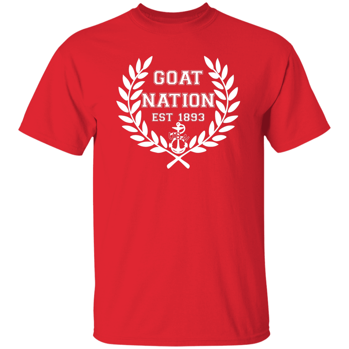 Goat Nation White 5.3 oz. T-Shirt