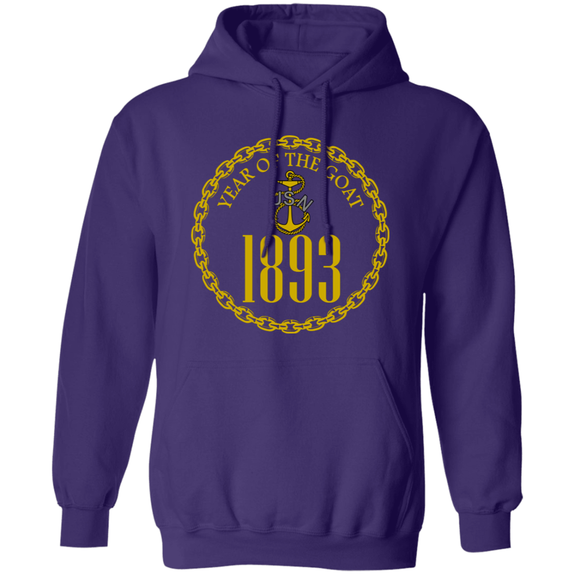 Year of the Goat Gold Pullover Hoodie