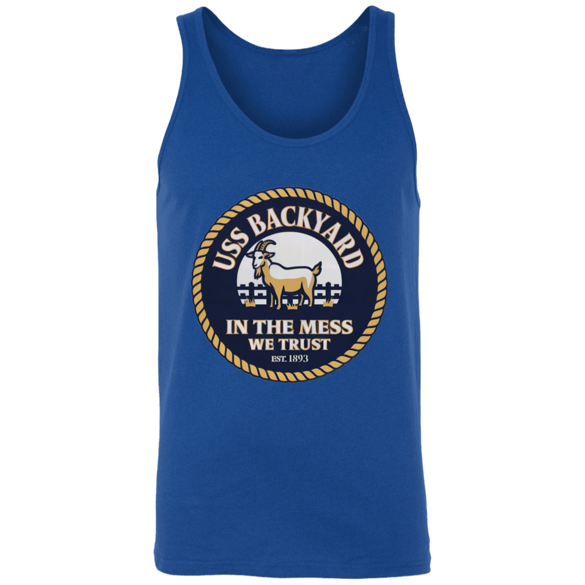 USS Backyard Unisex Tank
