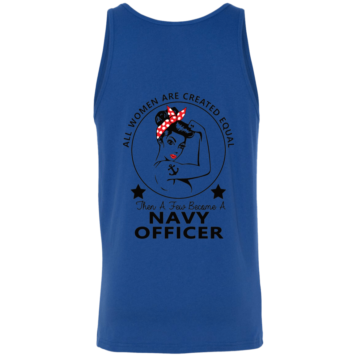 Navy Girl Officer FB Unisex Tank