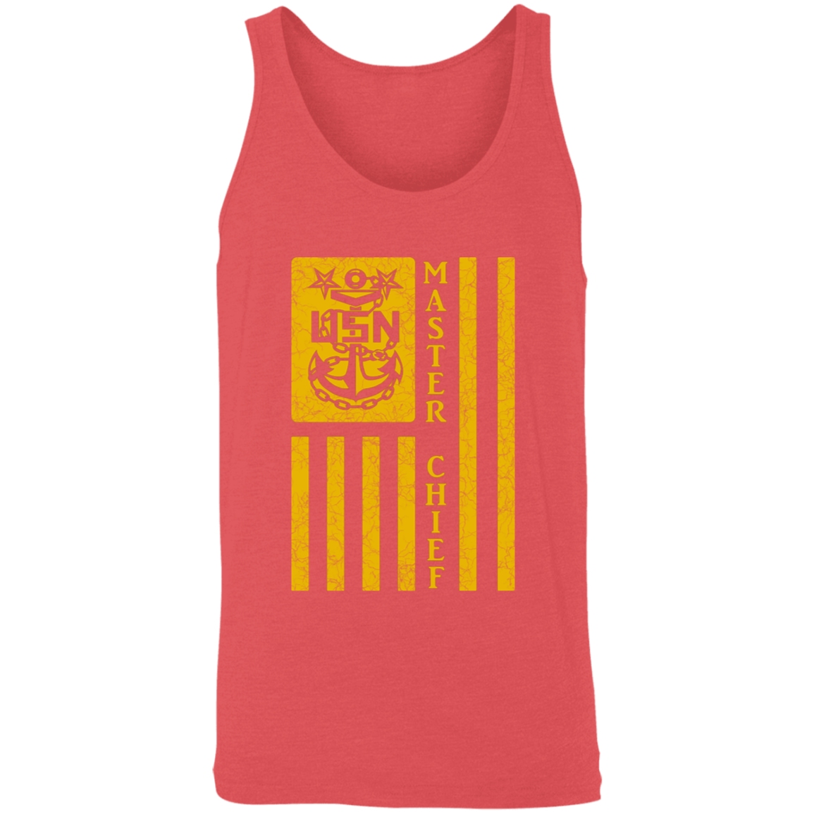Master Chief Flag Gold Unisex Tank