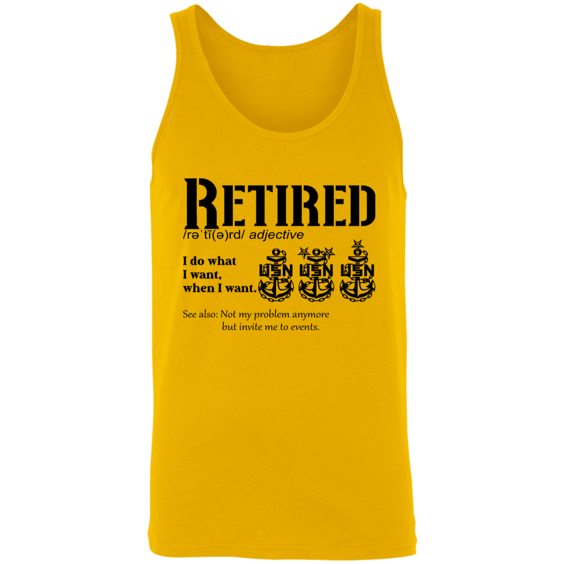 Retired Definition Unisex Tank