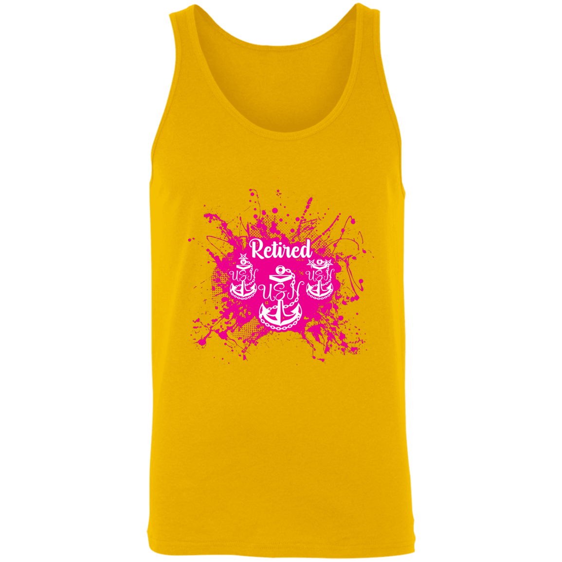 Retired Chief Pink Paint Unisex Tank