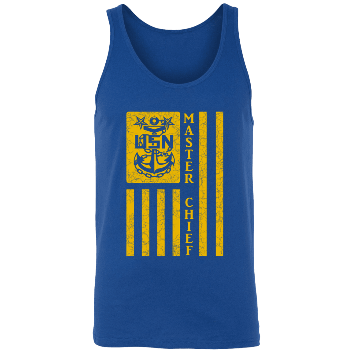 Master Chief Flag Gold Unisex Tank
