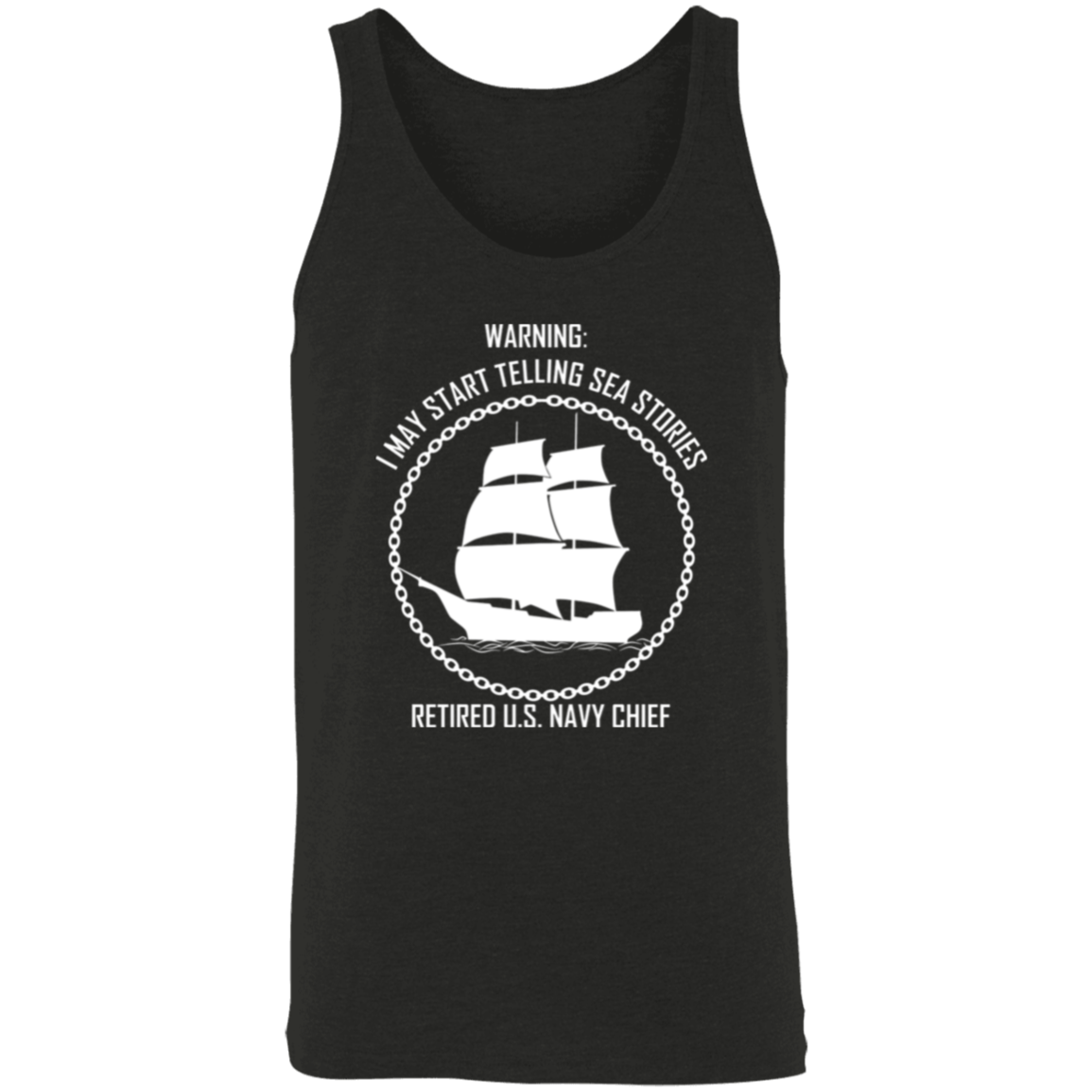 Retired Sea Stories White Unisex Tank