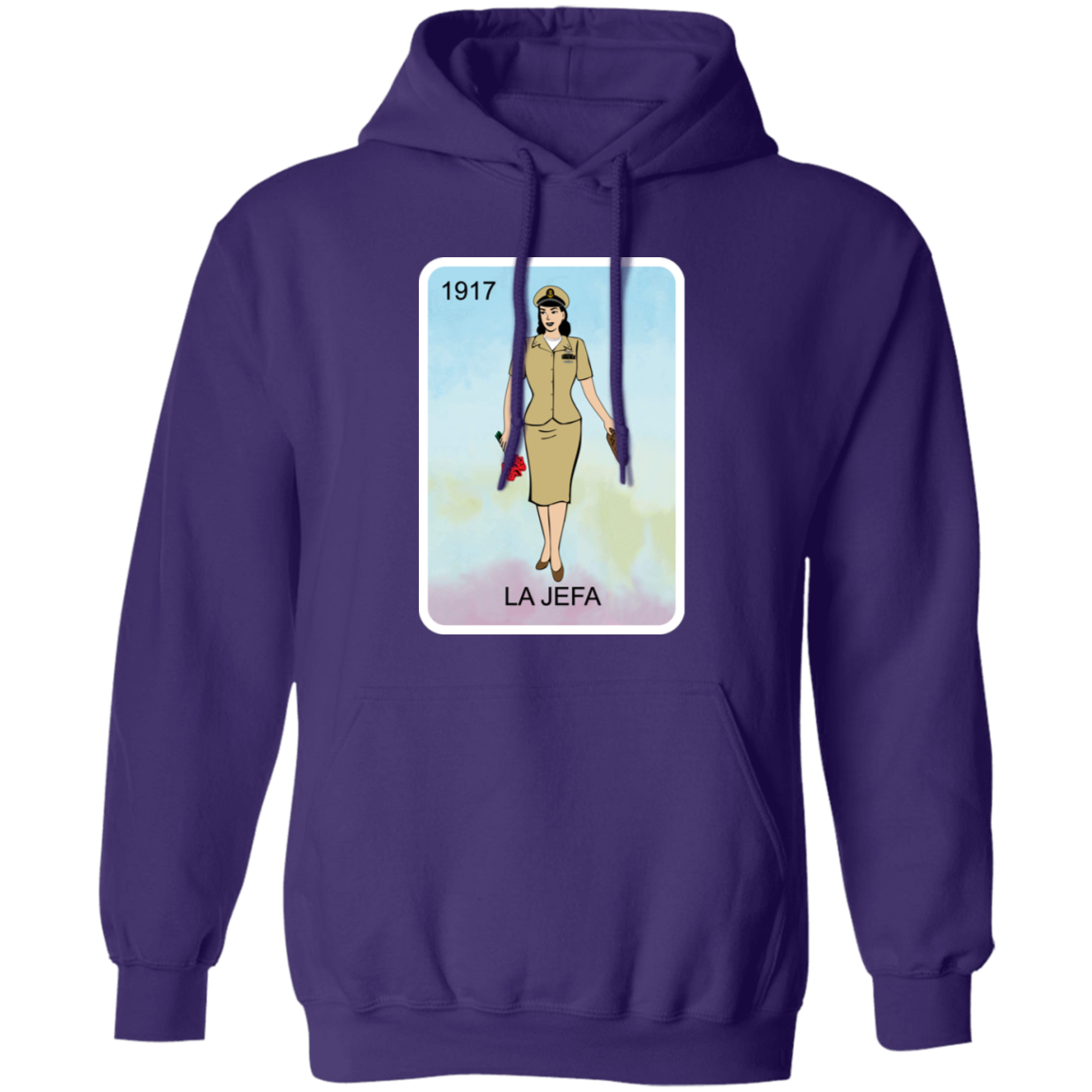 La Jefa Brown Shoe Pullover Hoodie