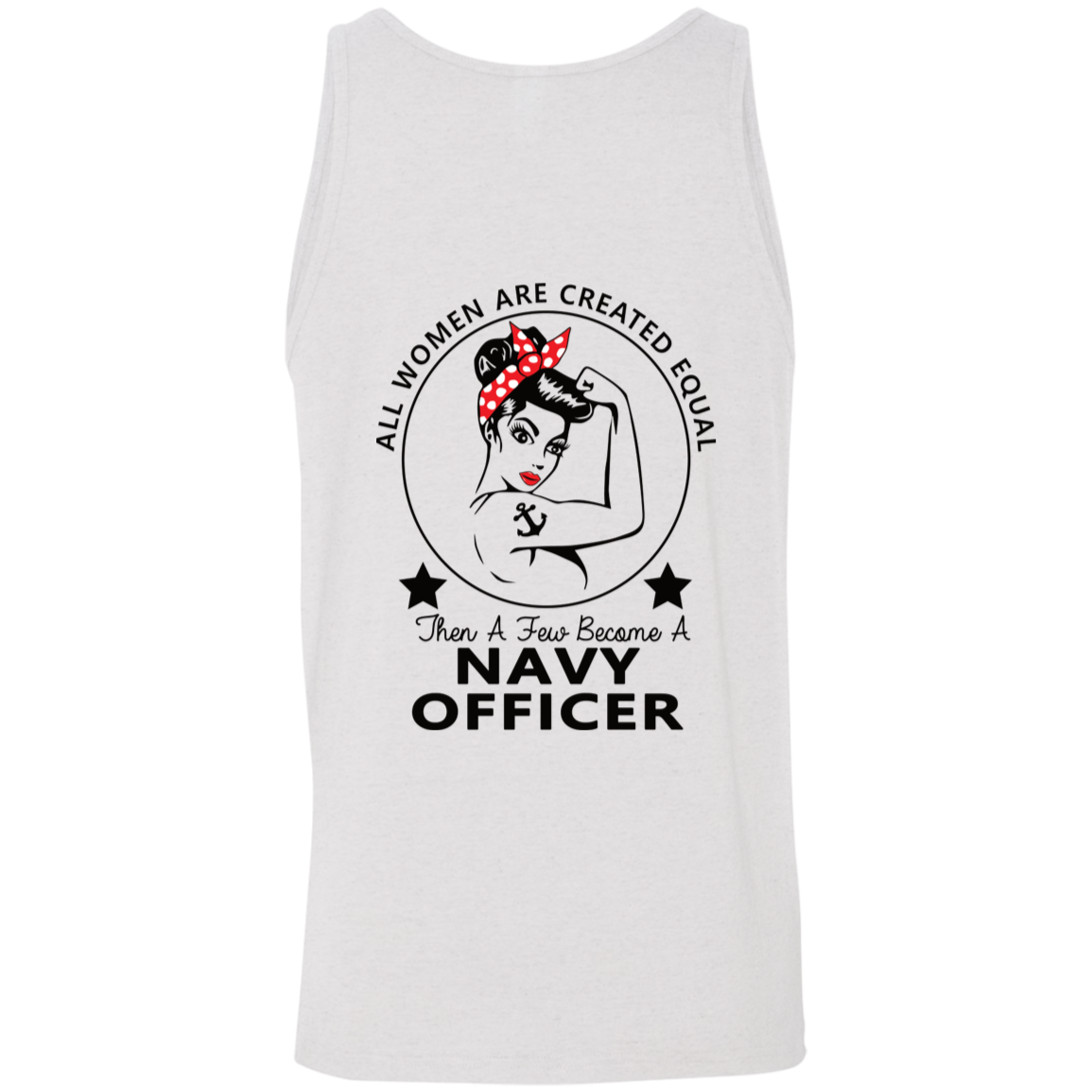 Navy Girl Officer FB Unisex Tank
