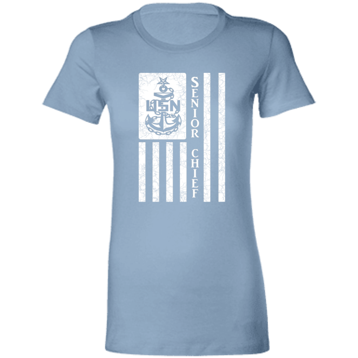 Senior Chief Flag White Ladies' Favorite T-Shirt