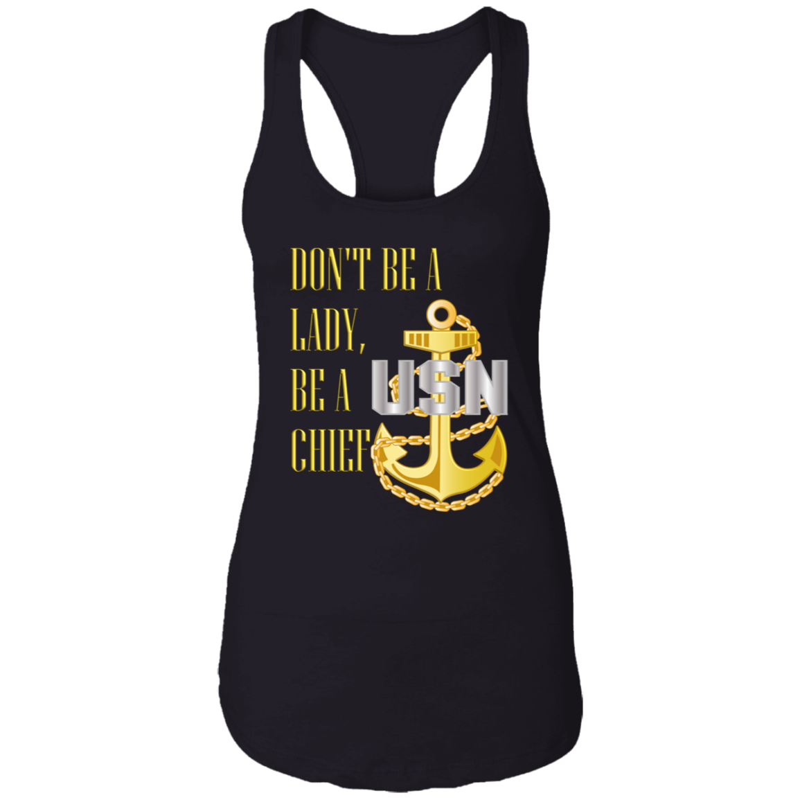 Be A Chief Ladies Racerback Tank