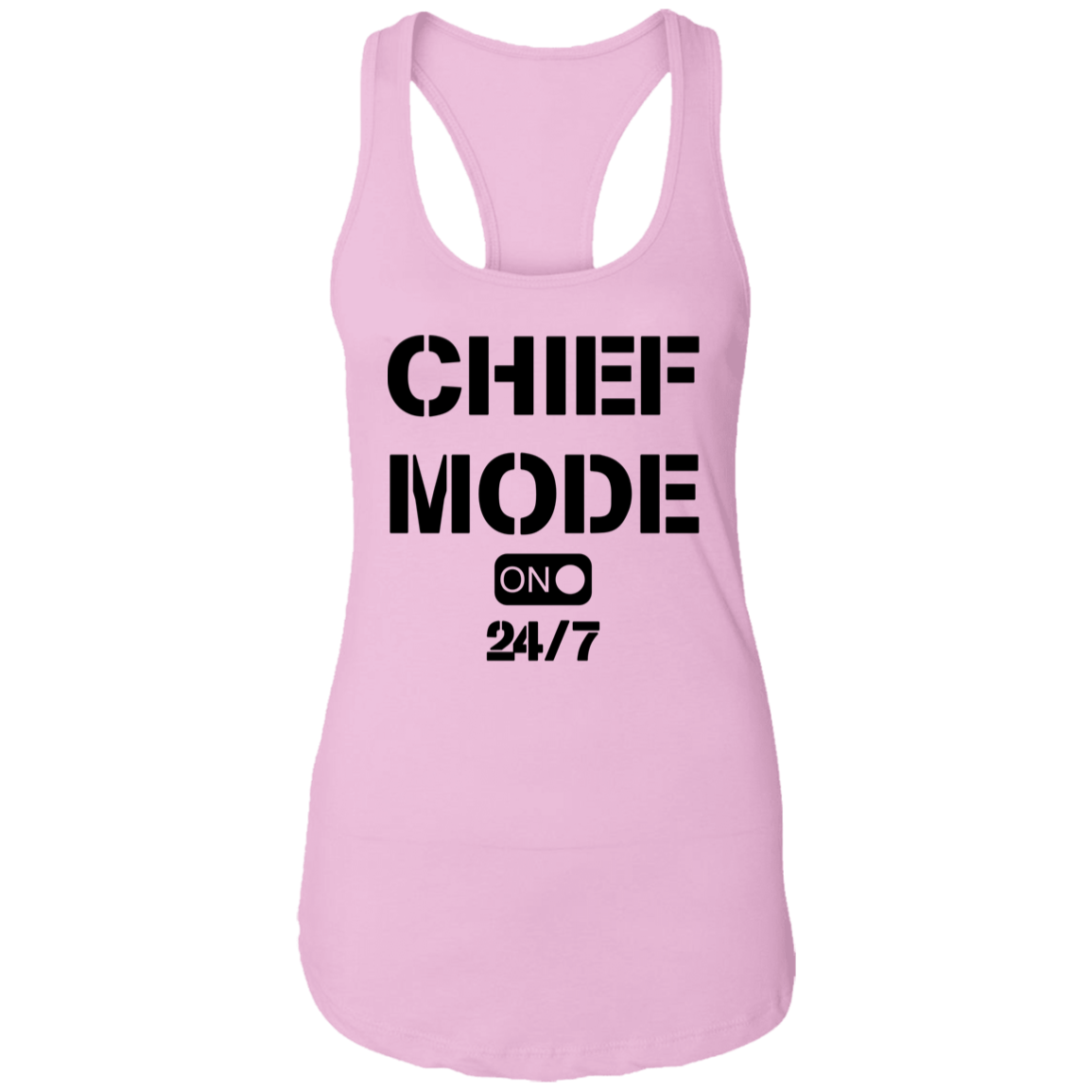 Chief Mode Ladies Racerback Tank