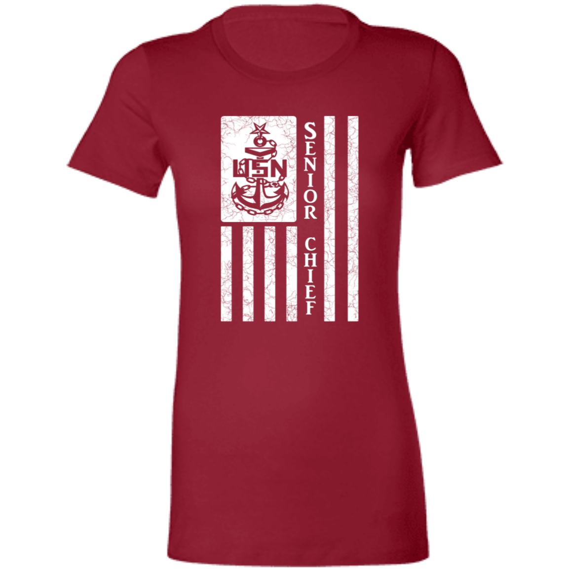 Senior Chief Flag White Ladies' Favorite T-Shirt