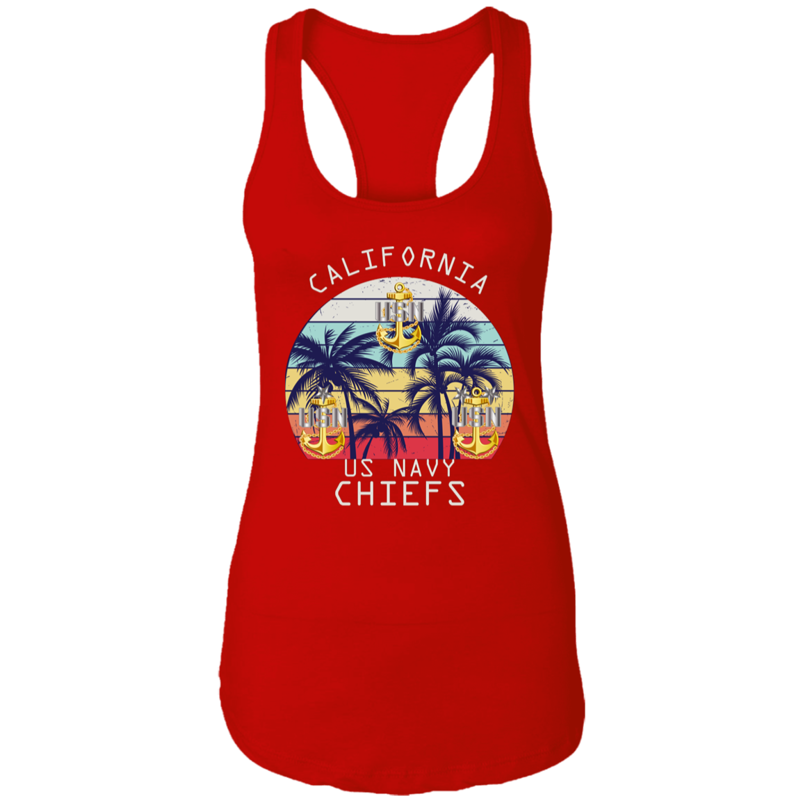 California Chiefs Ladies Racerback Tank
