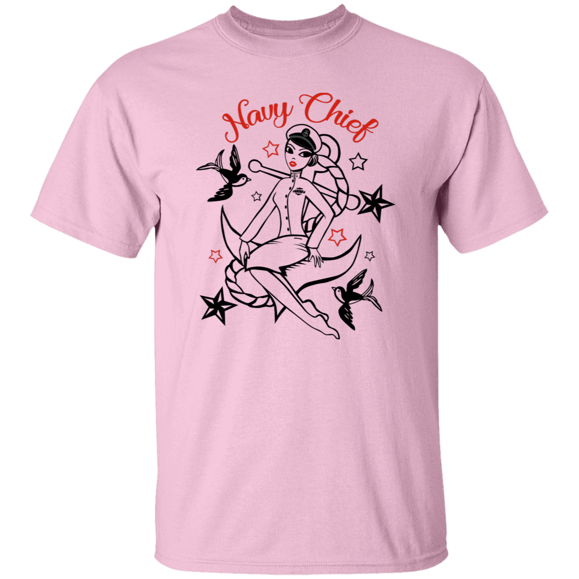 Navy Chief Pin Up 5.3 oz. T-Shirt