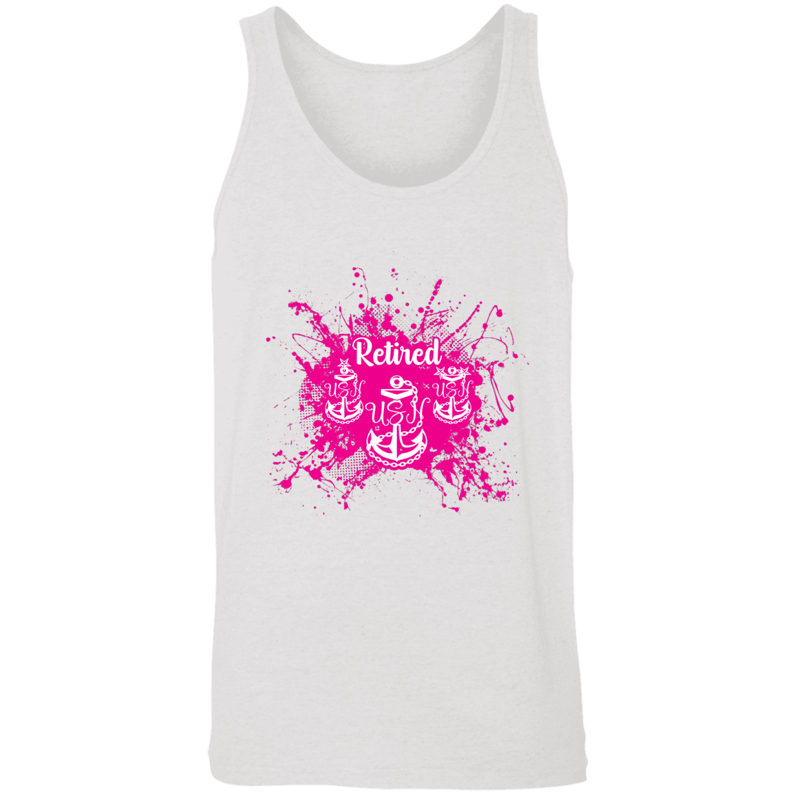 Retired Chief Pink Paint Unisex Tank
