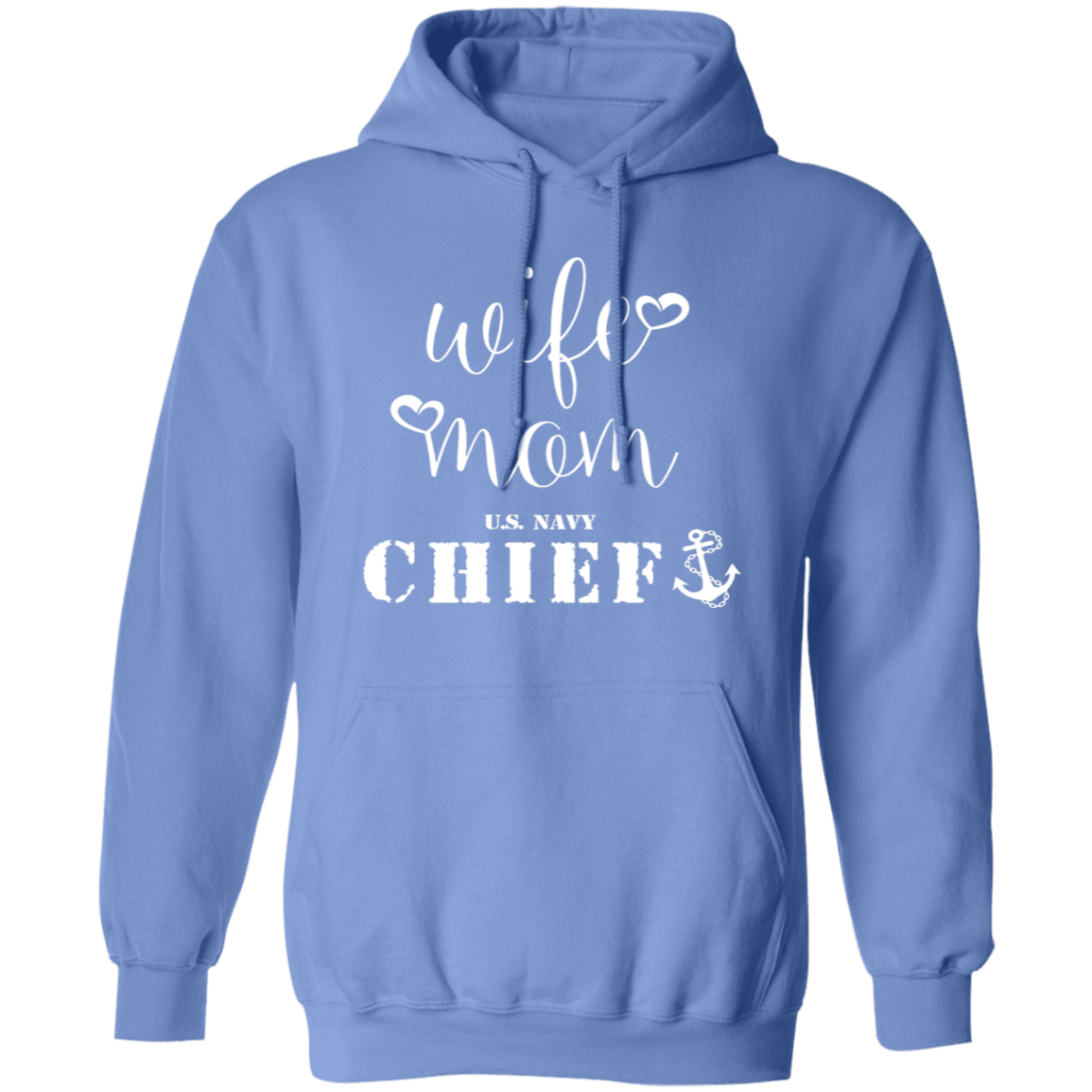 WMC White Pullover Hoodie