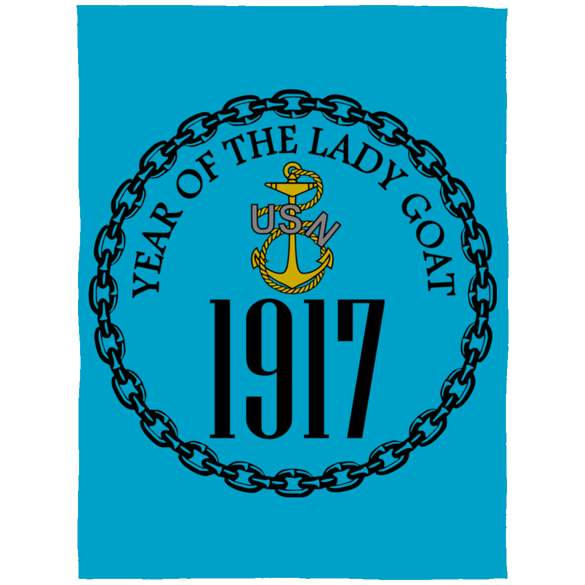 Year of the Lady Goat Fleece Blanket 60x80