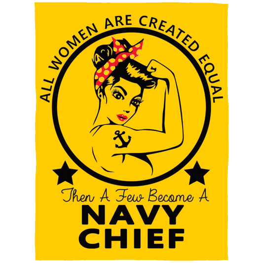 Navy Girl Fleece Blanket 60x80
