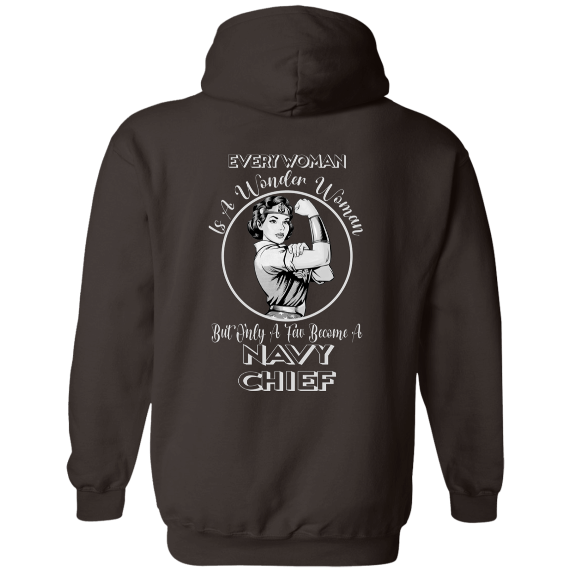 Every Wonder Woman BW Pullover Hoodie