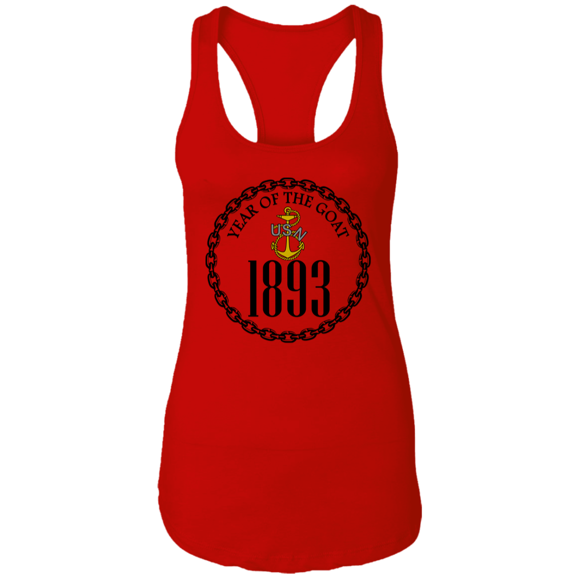 Year of the Goat Ladies Racerback Tank