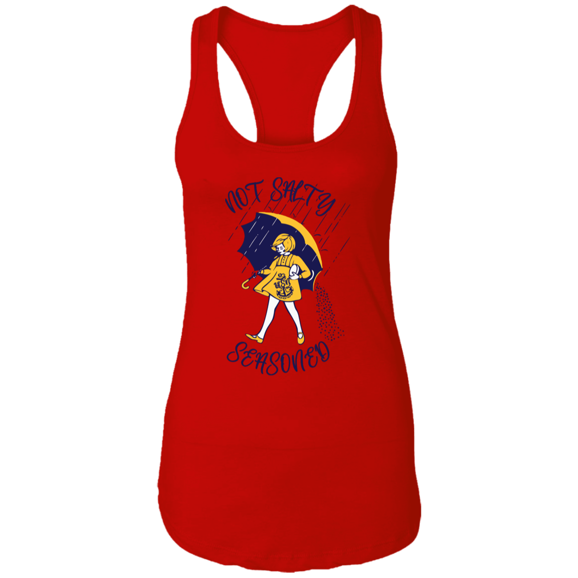 Not Salty Ladies Racerback Tank