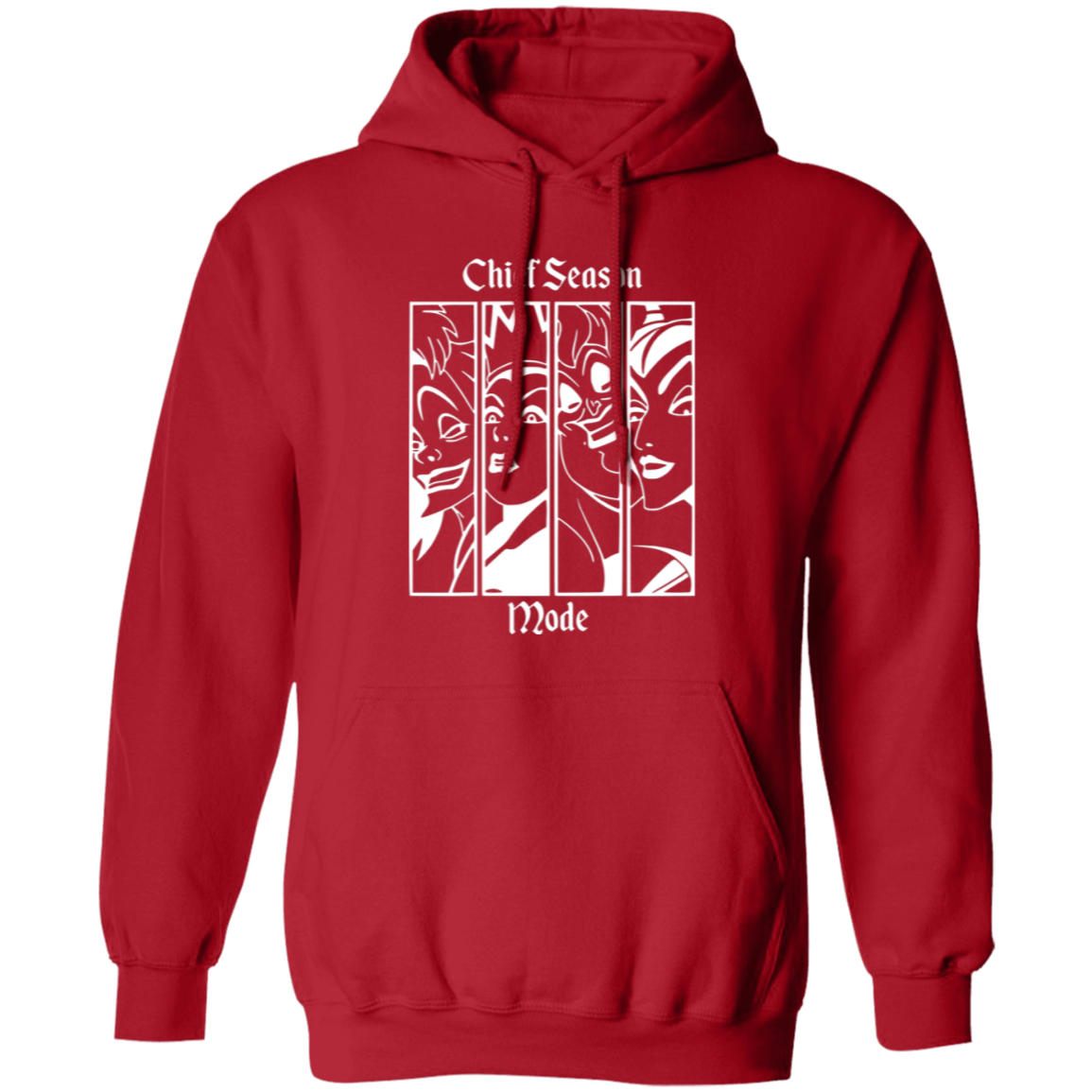 Wicked Mode White Pullover Hoodie
