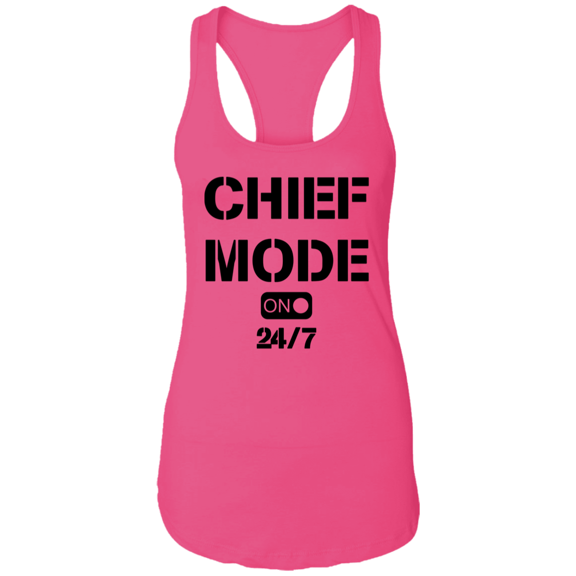 Chief Mode Ladies Racerback Tank