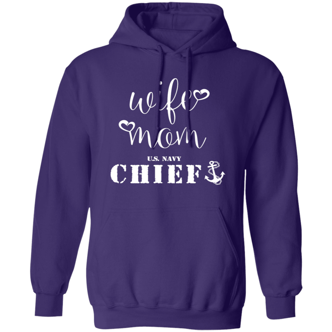 WMC White Pullover Hoodie