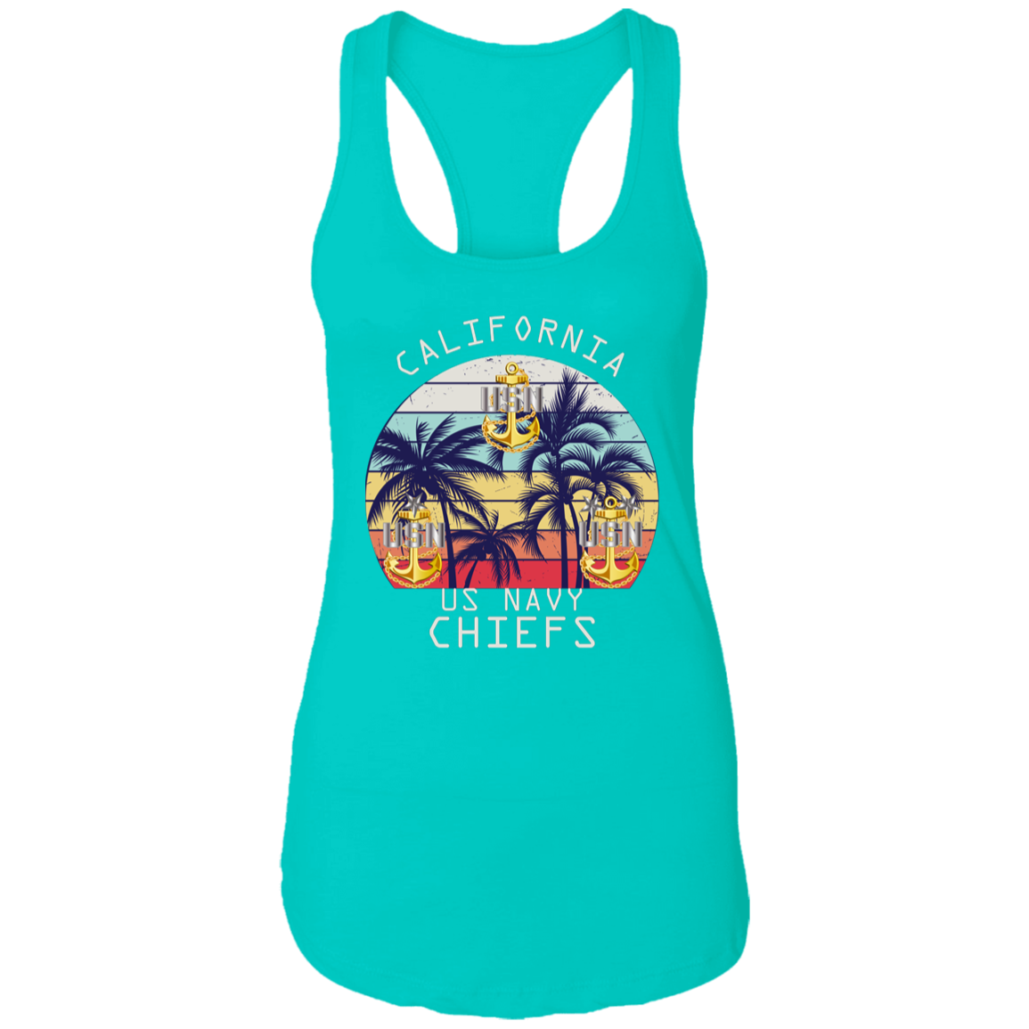 California Chiefs Ladies Racerback Tank