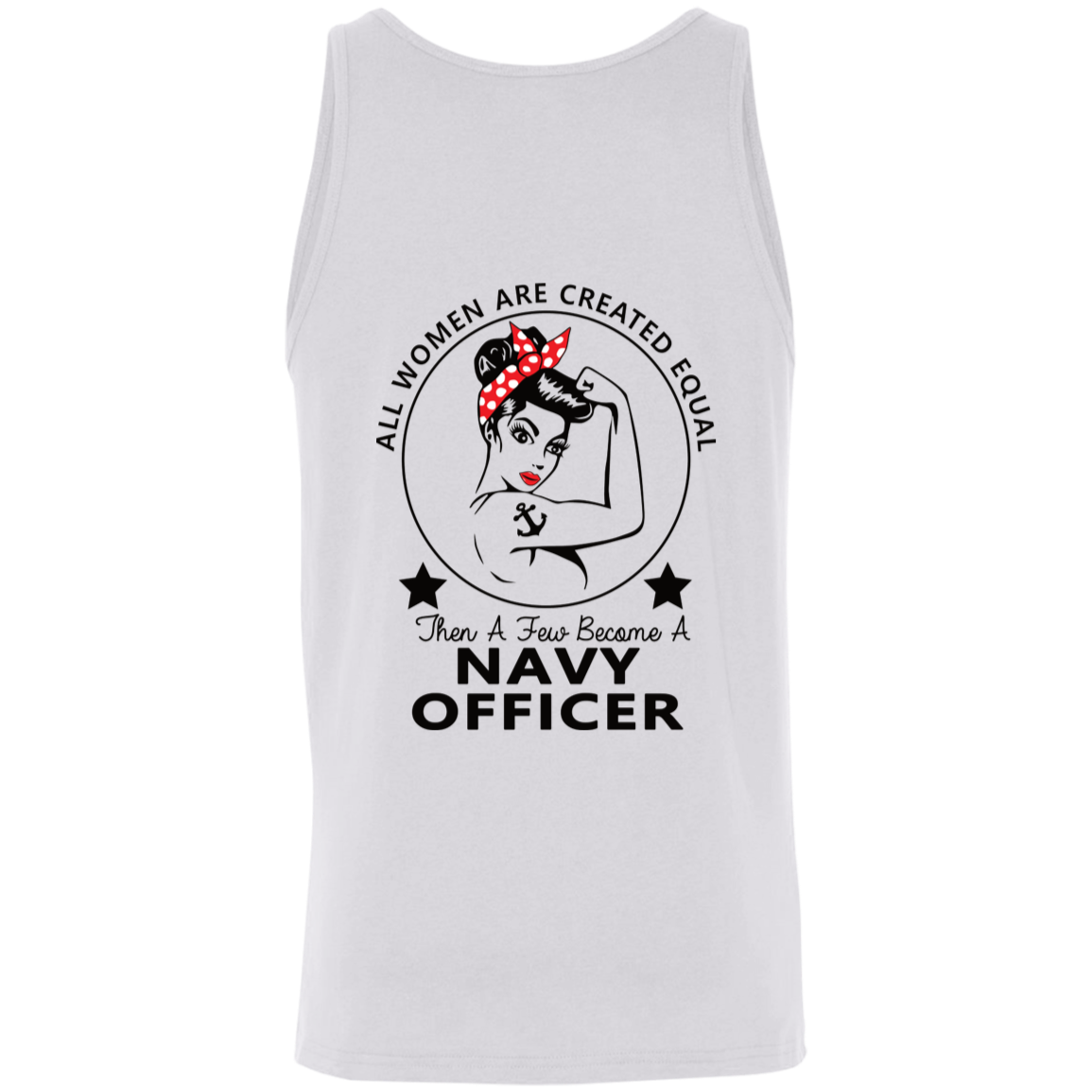 Navy Girl Officer FB Unisex Tank