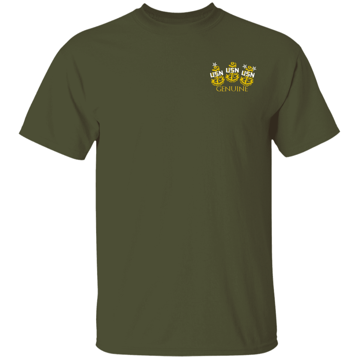 Chief Flag Front and Back 5.3 oz. T-Shirt