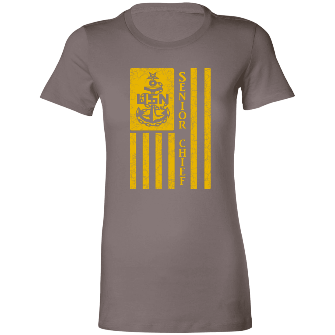 Senior Chief Flag Gold Ladies' Favorite T-Shirt