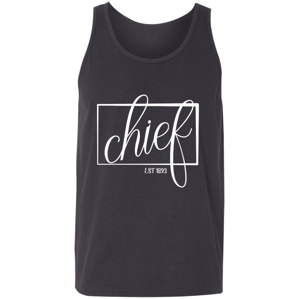 Chief 1893 White Unisex Tank
