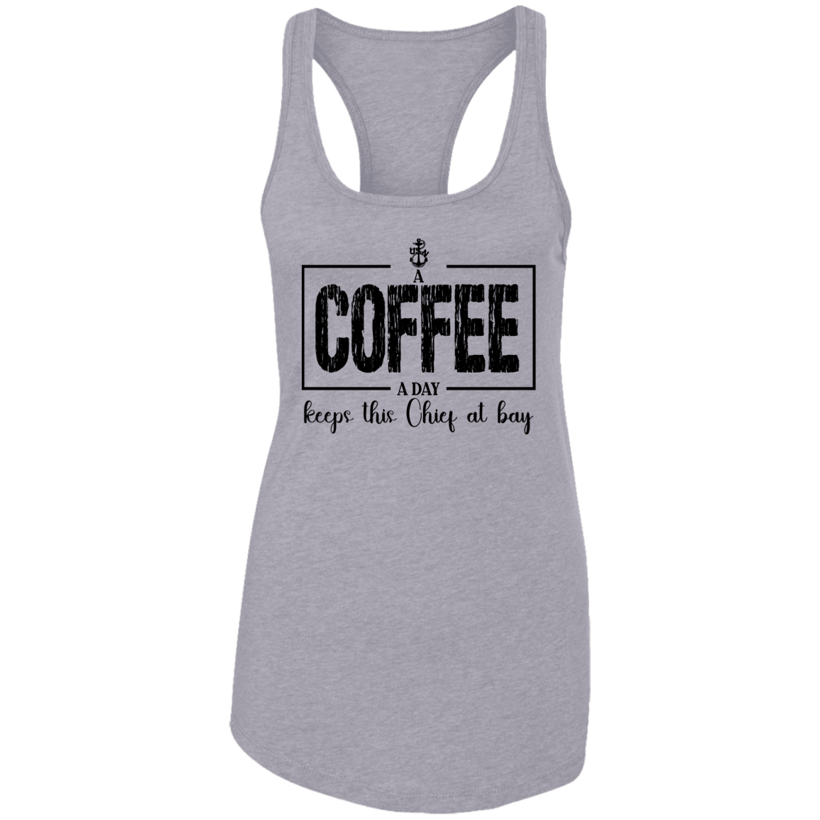 A Coffee a Day Ladies Racerback Tank