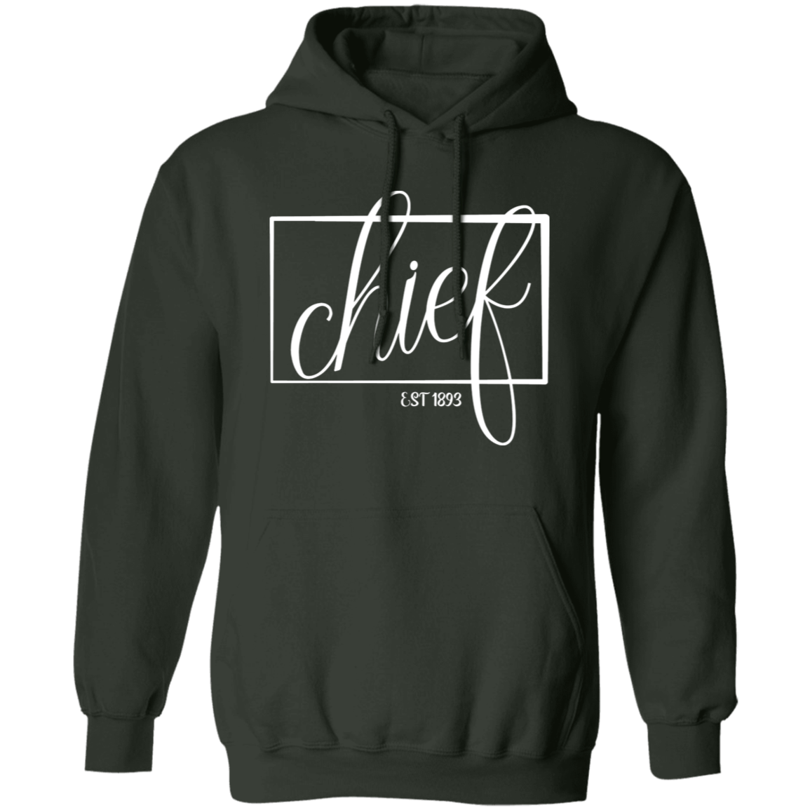 Chief 1893 White Pullover Hoodie