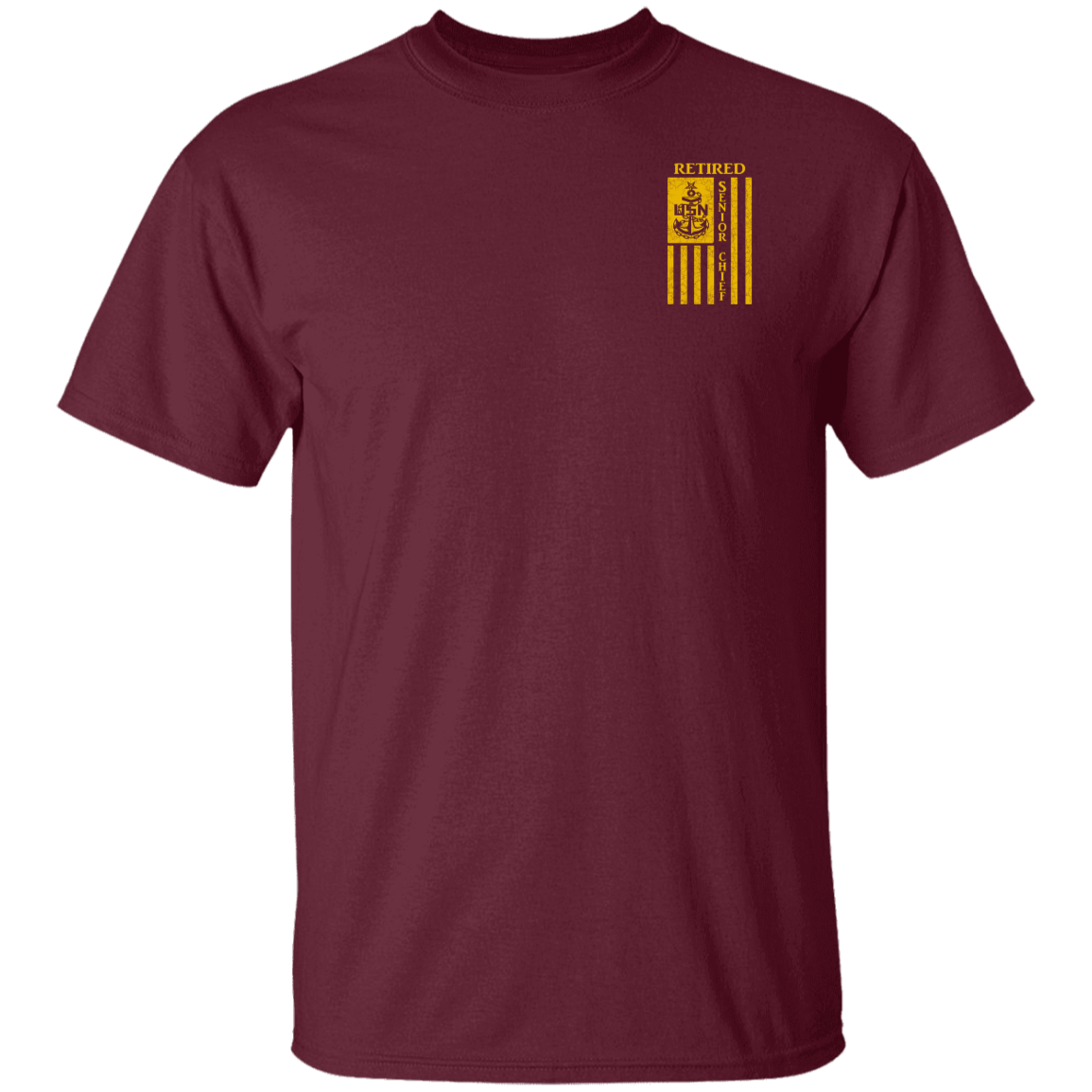 Retired Senior Chief Flag FB T-Shirt