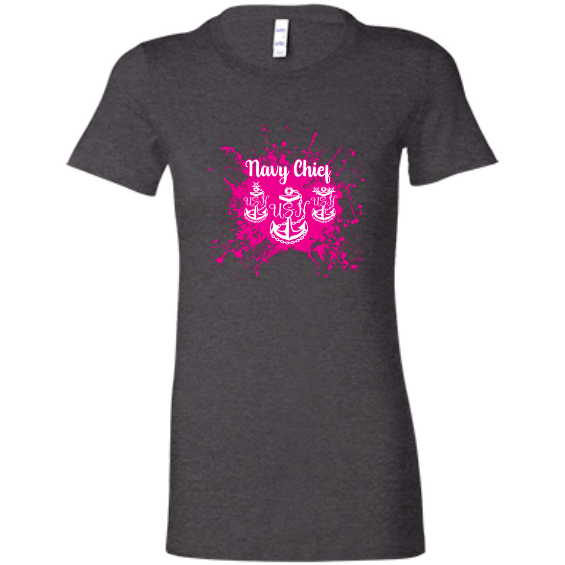 Navy Chief Pink Paint Ladies' Favorite T-Shirt