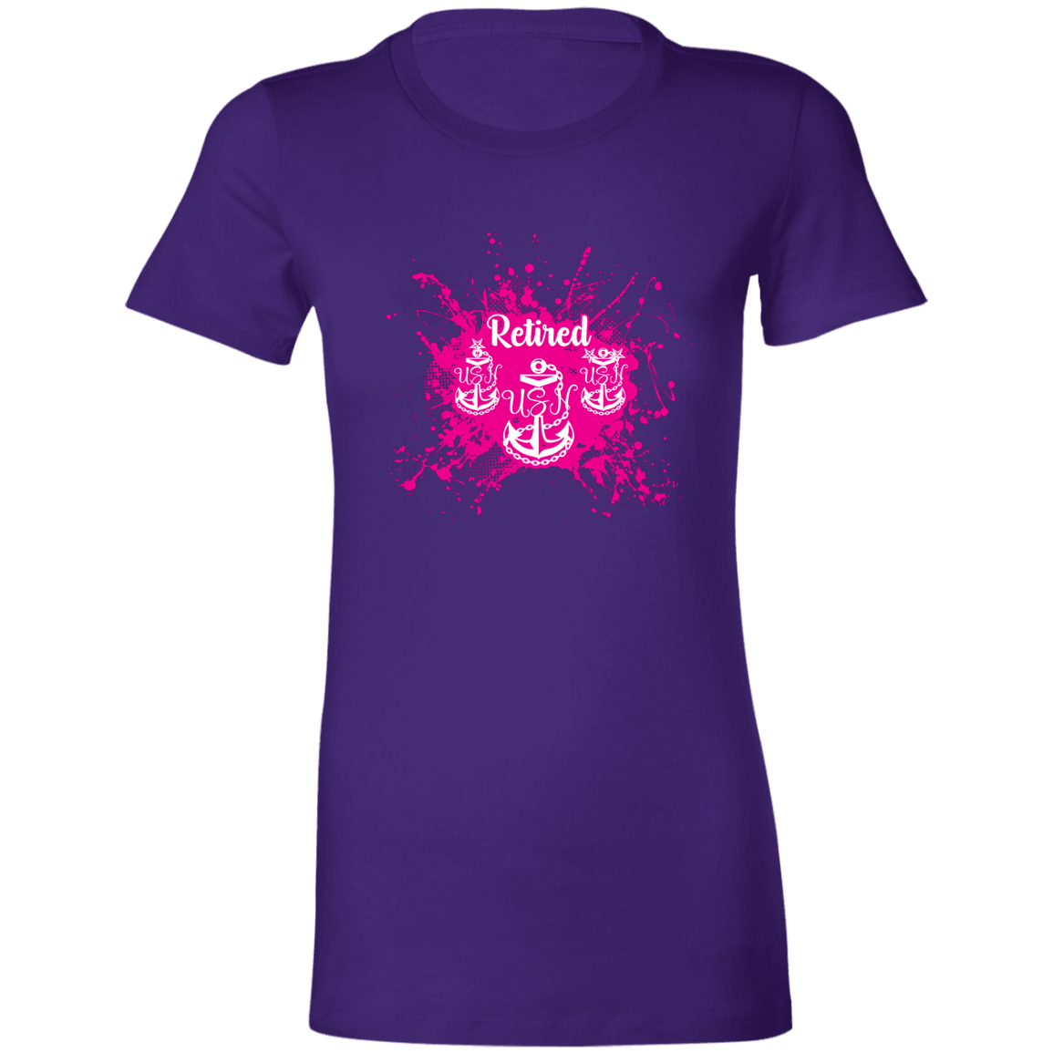 Retired Chief Pink Paint Ladies' Favorite T-Shirt