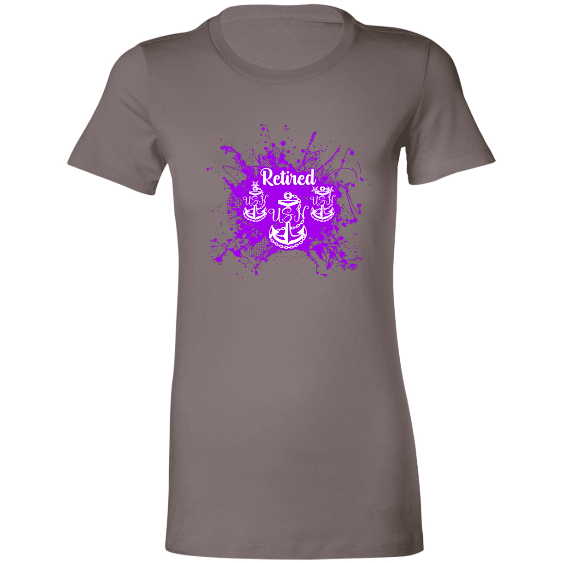 Retired Chief Purple Paint Ladies' Favorite T-Shirt