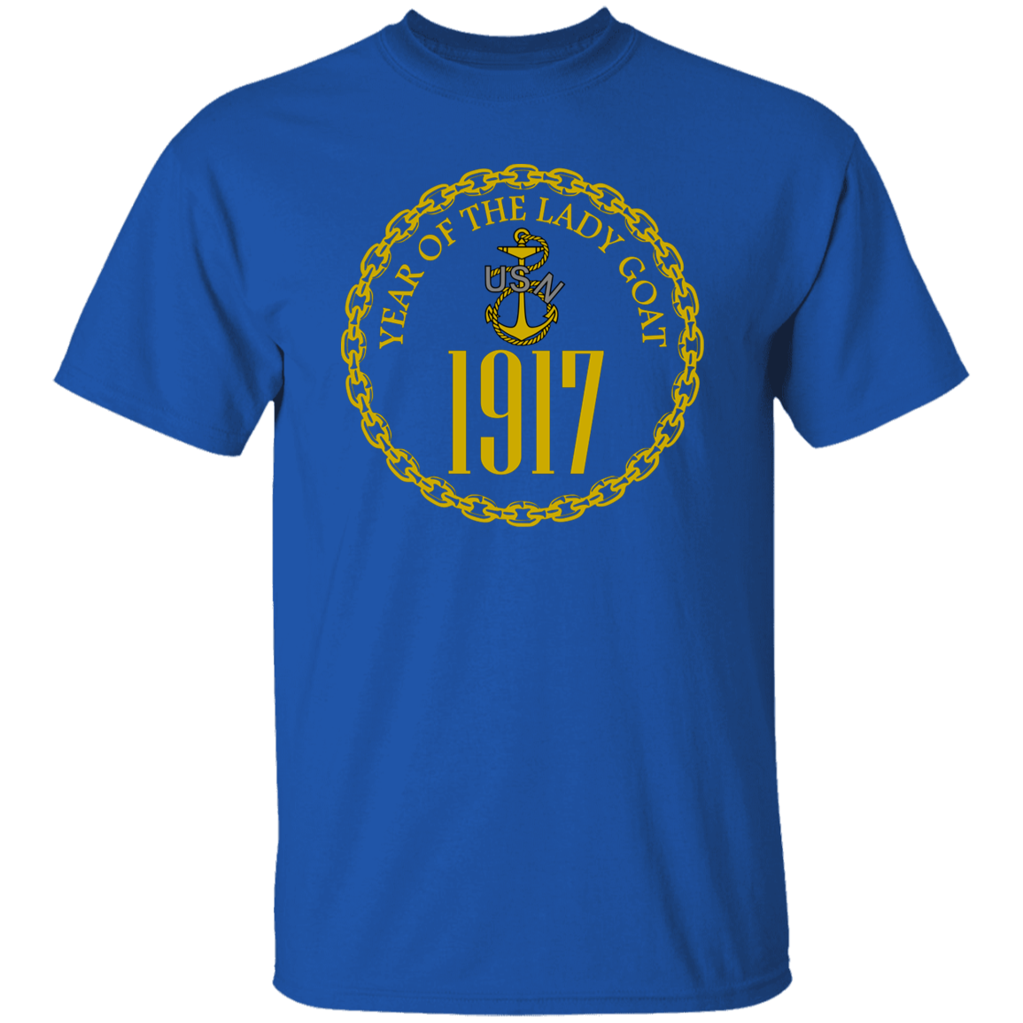 Year of the Lady Goat Gold 5.3 oz. T-Shirt