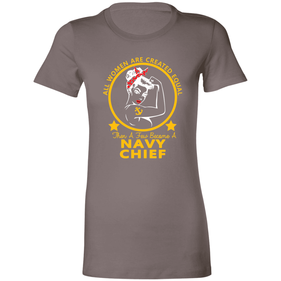 Navy Girl Chief Gold Ladies' Favorite T-Shirt