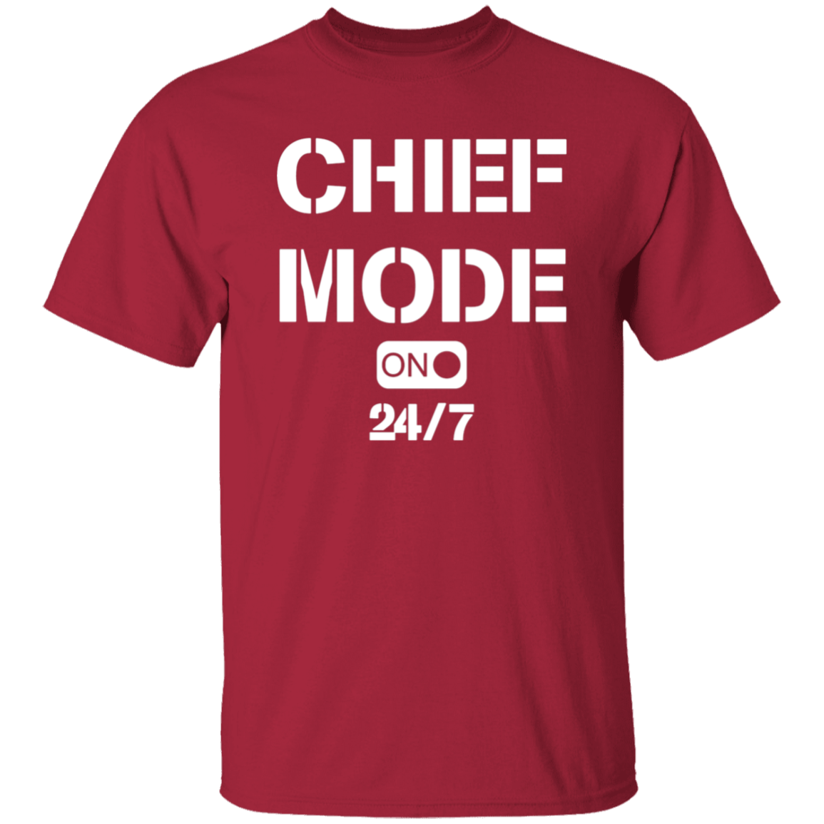 Chief Mode White 5.3 oz. T-Shirt