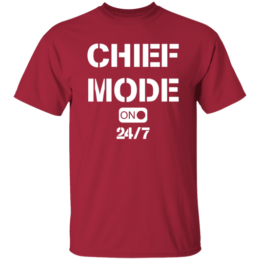 Chief Mode White 5.3 oz. T-Shirt