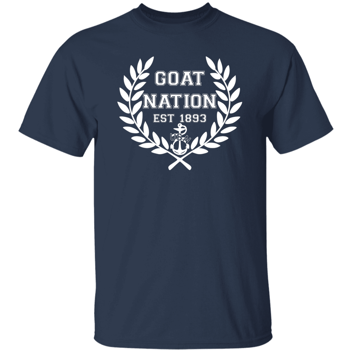 Goat Nation White 5.3 oz. T-Shirt